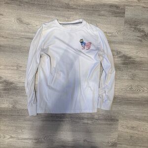 White Long Sleeve GOAT U.S.A. Youth shirt